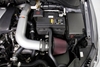 Picture of Typhoon Aluminum Silver Cold Air Intake System with Red Filter