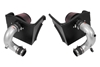 Picture of Typhoon Aluminum Silver Cold Air Intake System with Red Filter