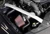 Picture of Typhoon Aluminum Silver Cold Air Intake System with Red Filter
