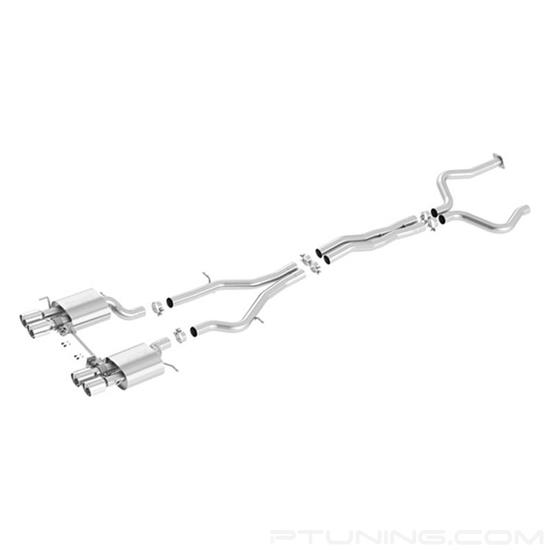 Picture of S-Type Stainless Steel Cat-Back Exhaust System with Quad Rear Exit