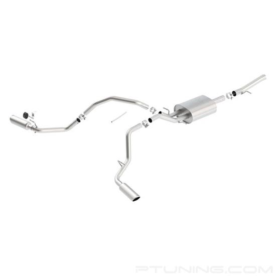 Picture of ATAK Stainless Steel Cat-Back Exhaust System with Split Side Exit