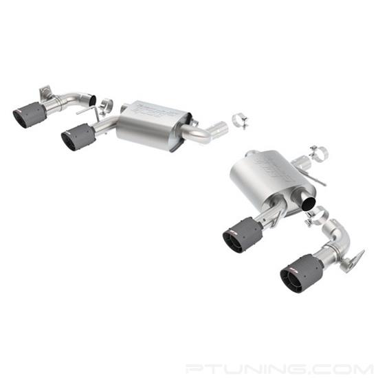 Picture of S-Type Stainless Steel Axle-Back Exhaust System with Quad Rear Exit