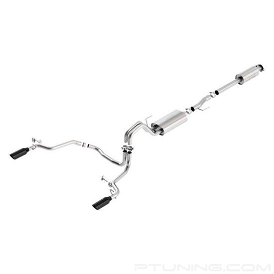 Picture of S-Type Stainless Steel Cat-Back Exhaust System with Split Rear Exit