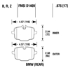 Picture of High Performance Street 5.0 Rear Brake Pads