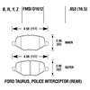 Picture of High Performance Street 5.0 Rear Brake Pads