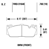 Picture of High Performance Street 5.0 Front Brake Pads