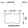 Picture of High Performance Street 5.0 Front Brake Pads