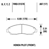 Picture of High Performance Street Front Brake Pads