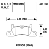 Picture of Performance Ceramic Rear Brake Pads