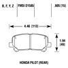 Picture of Performance Ceramic Rear Brake Pads