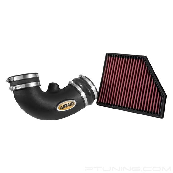 Picture of Jr. Black Composite Short Ram Intake Kit with SynthaMax Red Filter