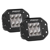 Picture of D-Series Pro Flush Mount 3" 2x44W Driving Beam LED Lights