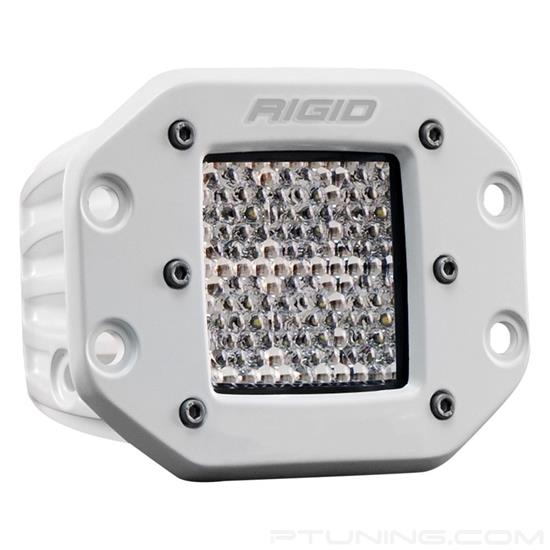 Picture of D-Series Pro Flush Mount 3" 30W White Housing Flood Diffused Beam LED Light