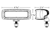 Picture of SR-Q Series Pro 5" x 2" 2x32W Spot Beam LED Lights