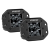 Picture of D-Series Pro Midnight Edition Flush Mount 3" 2x22W Spot Beam LED Lights