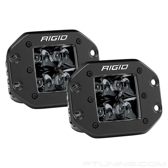 Picture of D-Series Pro Midnight Edition Flush Mount 3" 2x22W Spot Beam LED Lights