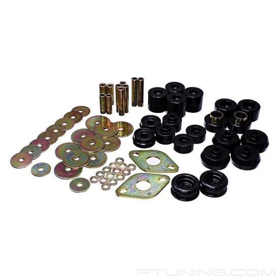 Picture of Front and Rear Body Mount Bushing Set - Black