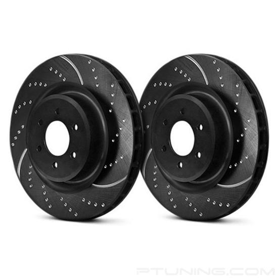 Picture of 3GD Series Sport Dimpled and Slotted Vented 1-Piece Rear Brake Rotors
