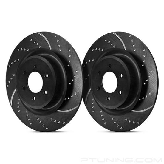 Picture of 3GD Series Sport Dimpled and Slotted Solid 1-Piece Rear Brake Rotors