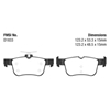 Picture of Greenstuff 2000 Series Sport Rear Brake Pads