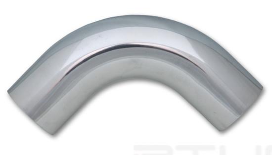 Picture of Aluminum 90 Degree Mandrel Bend Tubing, 0.75" OD, 1.15" CLR - Polished