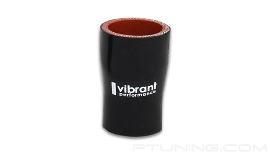 Picture of Silicone Reducer Coupler, 4-Ply, 1" to 1.25" OD, 3" Length - Black