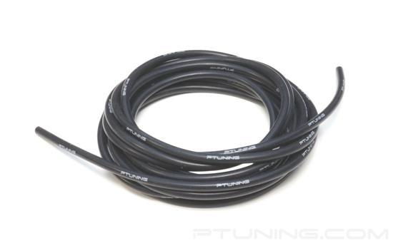 Picture of High Temperature Silicone Vacuum Hose, 4mm (3/16") ID, 25 Foot Length - Black