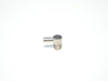 Picture of 1/8" NPT Male x 1/4" Single Barb, 90 Degree Compact Hose Fitting - Nickel Plated Brass