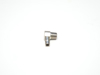 Picture of 1/8" NPT Male x 1/4" Single Barb, 90 Degree Compact Hose Fitting - Nickel Plated Brass