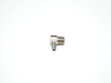 Picture of 1/8" NPT Male x 3/16" Single Barb, 90 Degree Compact Hose Fitting - Nickel Plated Brass